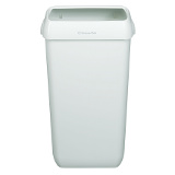 Bins for used paper towels and other washroom waste