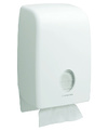KIMBERLY-CLARK Aquarius Folded Paper Dispenser - Plastic - White
