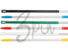 TINTA Aluminium Handle - 1.3m x 24mm - Yellow - Plastic Thread