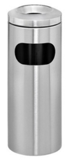 Combination Innovation Ash Tray & Dustbin - Stainless Steel