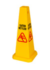Wet Floor Safety Cone - 65cm