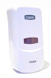 BREEZE Manual Top-Up Soap/Sanitiser Dispenser - 1,000ml - Plastic - White - Spray