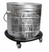 Geerpres Bucket ONLY - With 4 Wheels - Galvanised Steel