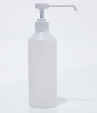 500ml Plastic Bottle + Pump for Elbow Operated Soap Dispenser T1 & T2