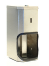 TR2 2 Roll Toilet Roll Holder / Dispenser - Square - Stainless Steel