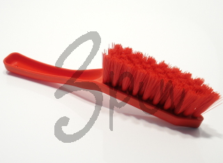 TINTA Utility Slimline Scrub Brush - 280mm - Hard - Red
