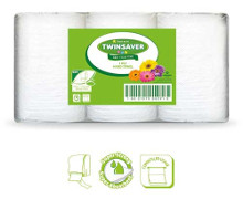 TWINSAVER Control 1 Ply Paper Towel Roll - 1 Ply - 150m - 6 Rolls