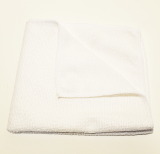 Microfibre Cloth - Woven - 38 x 38cm - 200gsm - White