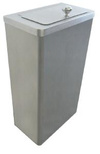RUBBERMAID Sanitary Towel Mini Bag Dispenser - Chrome - Plastic - 30/50 Bag Capacity - SBS0200