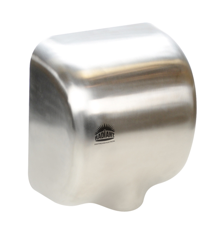 RADIANT HD140SSTM Hand Dryer - Brushed Stainless Steel - 1,400W - LX