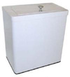 Sanitary Towel Mini Bag Dispenser - White - Steel - 30/50 Bag Capacity - SBS0110