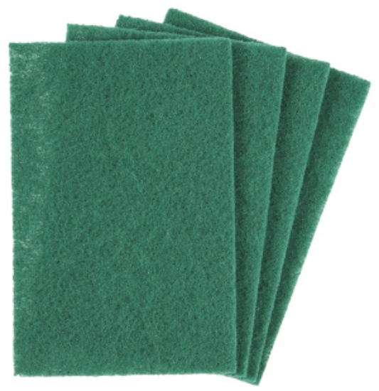 Picture of Thinline Hand Pad Scourers - Mini - 14 x 11cm - Green - 20 Pack
