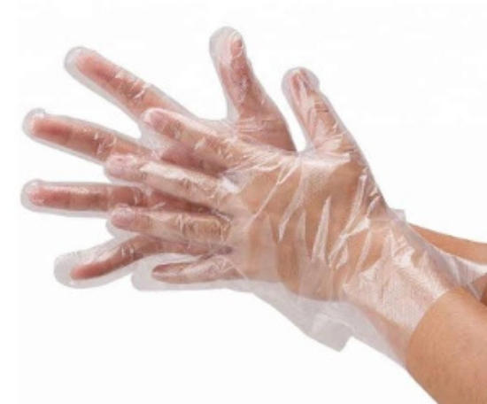 Picture of Disposable Deli Gloves - Pack of 100 - Clear