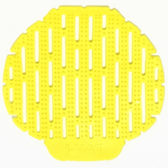 Picture of I-MAT Urinal Mats - Lemon/Yellow - Box of 10