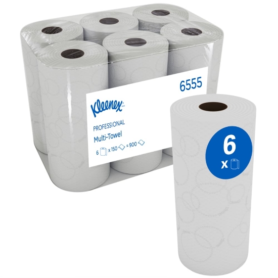 Picture of KIMBERLY-CLARK Kleenex Medical Rolls - 270mm wide - 6 Rolls - 2 Ply