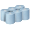Picture of KIMBERLY-CLARK PBS Scott AIRFLEX MAX Paper Towel Rolls - 1 Ply - BLUE - 350m - 6 Rolls