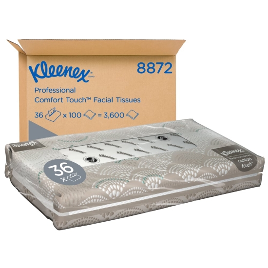 Picture of KIMBERLY-CLARK Kleenex Facial Tissues - 2 Ply - 36 Softpacks x 100 Tissues