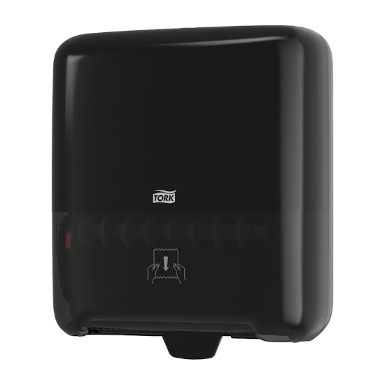 Picture of TORK H1 Paper Roll Dispenser - Autocut - Black - Plastic