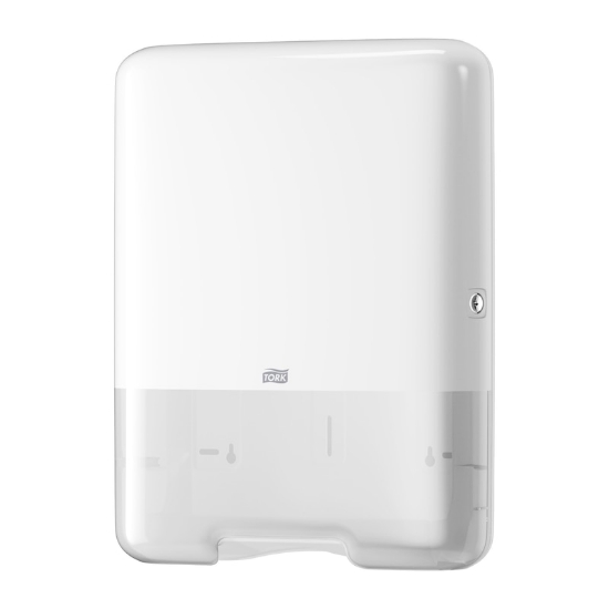 Picture of TORK H3 Folded Towel Dispenser - White - Plastic