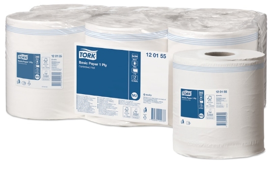 Picture of TORK M2 Centrefeed Paper Towel Roll - 1 Ply Universal - 200mm x 300m - 6 Rolls