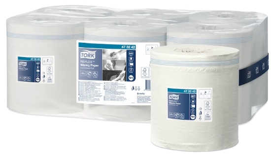 Picture of TORK M4 Centrefeed - 1 Ply Advanced - 198mm x 300m / 857 sheets - 6 Rolls