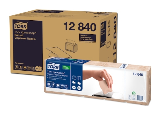 Picture of TORK N4 XpressNap Serviette Refill - 1 Ply Universal - 9,000 - Natural