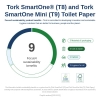Picture of TORK T8 SmartOne Toilet Roll Dispenser - White - Single Roll - Plastic