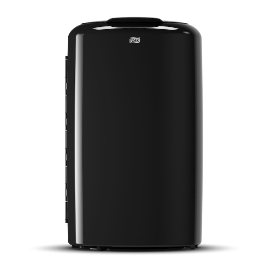 Picture of TORK B1 Wall Waste Bin- 50L - Black - Plastic - No Lid