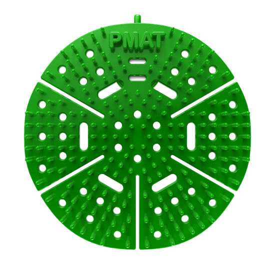 Picture of PMAT Original 4.0 Bio Urinal Mats - Green/Eucalyptus - Box of 10