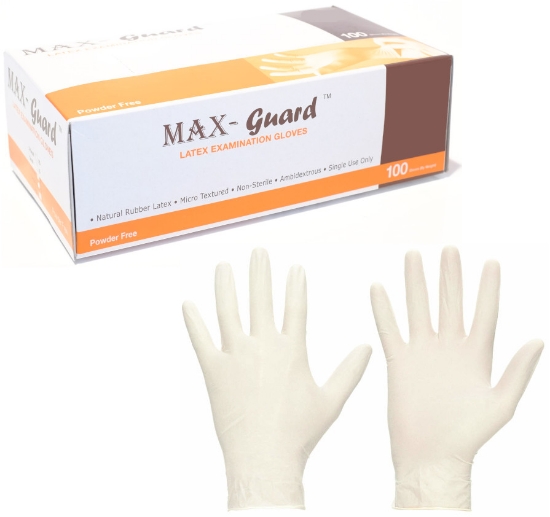 Picture of Examination Gloves - Latex - Size 10 / L - Powdered - Qty 100 - Non-Sterile