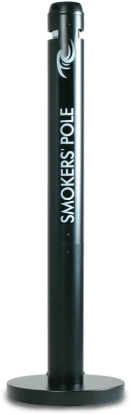Picture of RUBBERMAID Smokers' Pole - Black
