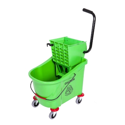 Picture of Plastic Bucket & Wringer - Single - 36L - Green