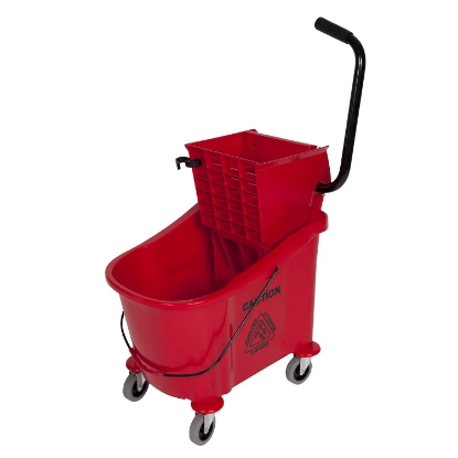 Picture of Plastic Bucket & Wringer - Single - 36L - Red