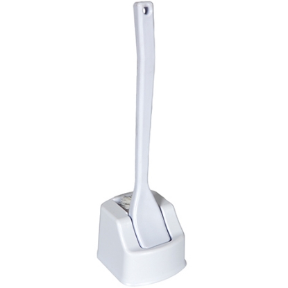 Picture of Toilet Brush Set - Square - Med Duty - Plastic - Floor Standing