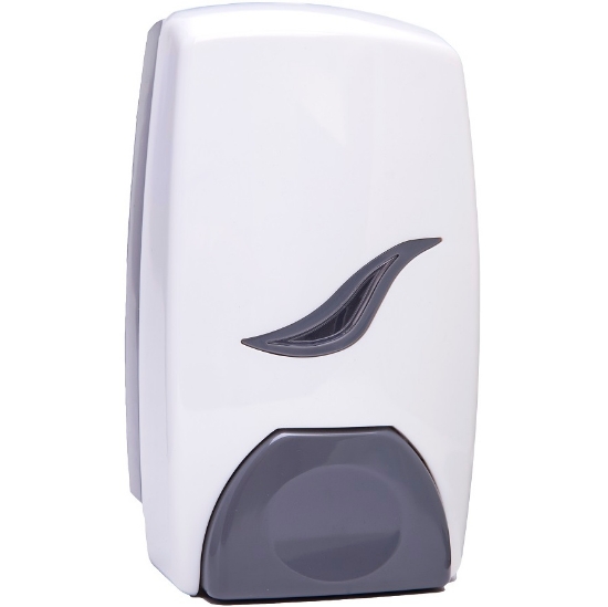 Picture of Golden Touch Manual Soap Dispenser - 1,000ml - Grey & White