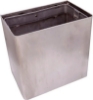 Picture of Wall Waste Bin - Stainless Steel - 20L - Square - Small