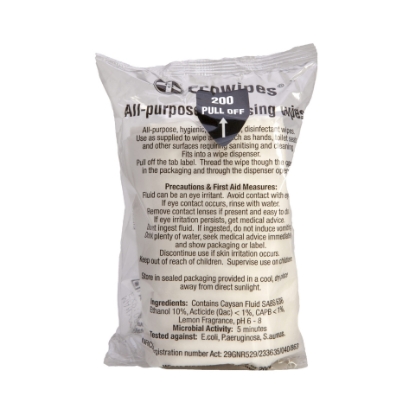 Picture of Toilet Seat Wipes - Alcohol - 100 Wipes