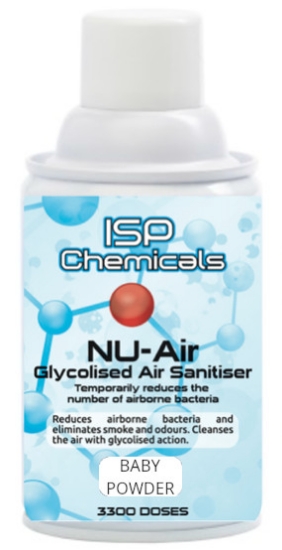 Picture of ISP Nu-Air Aerosol Can - Baby Powder - 250ml - 3,300 Metered Doses