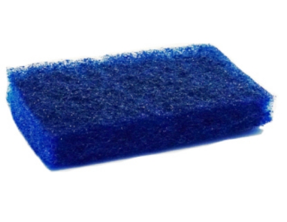 Picture of Thickline Hand Pad Scourer - Std - Blue/Cleaner - 15 x 10cm - 1 Pad