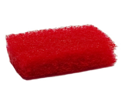 Picture of Thickline Hand Pad Scourer - Mini - Red/Buffing - 11 x 7cm - 1 Pad