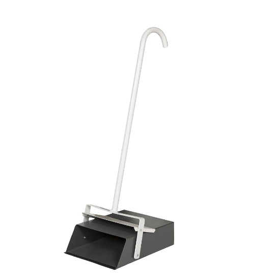 Picture of Dust Scoop with Long Handle - NO Broom - WITH Hood - Metal