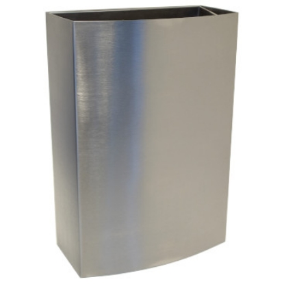 Picture of Wall Waste Bin - Stainless Steel 430 - 30L - Curved - Large