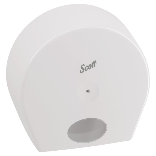 Picture of KIMBERLY-CLARK T8 Aquarius Toilet Roll Dispenser - White - Single Roll - Plastic
