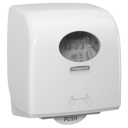 Picture of KIMBERLY-CLARK PBS Aquarius Slimroll Reflex Paper Dispenser - Plastic - White