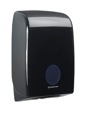 Picture of KIMBERLY-CLARK Aquarius Folded Paper Dispenser - Plastic - Black