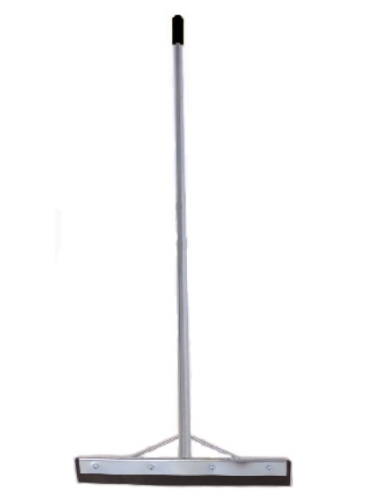 Picture of Metal Floor Squeegee - 60cm - Black Grip - Handle  Single Rubber Blade