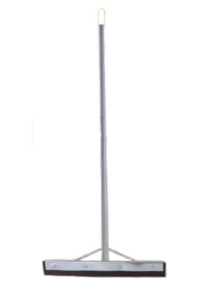 Picture of Metal Floor Squeegee - 60cm - White Grip - Handle  Single Rubber Blade