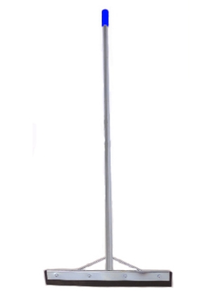 Picture of Metal Floor Squeegee - 60cm - Blue Grip - Handle + Single Rubber Blade