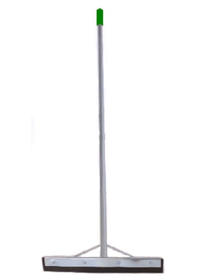 Picture of Metal Floor Squeegee - 60cm - Green Grip - Handle + Single Rubber Blade