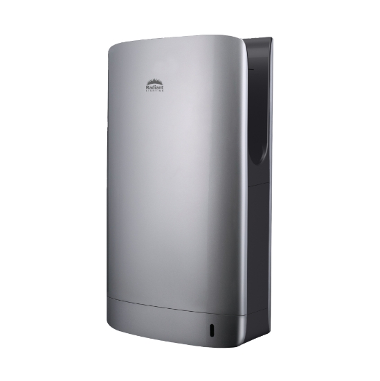 Picture of RADIANT RHD14 Dual Jet Hand Dryer - Silver - 1,750W - Plastic